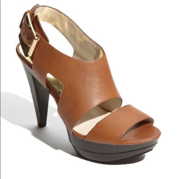 Michael Michael Kors Karla Platform Heels 8,5 - Picture 1 of 8